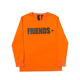 Vlone Sweatshirt Friends Large V Printed Long Sleeve Men and Women Loose Sweater