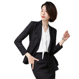 Women Pants Suit Uniform Designs Formal Style Office Lady Bussiness Attire Fall Work Clothes