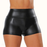 Leather Shorts Leather Shorts Women PU Leather Pants Women Sexy Hot Pants Nightclub Shorts