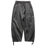 Casual Pants Men's Large Size Retro Sports Trousers Loose Straight Wide Leg Cropped Pants Men Pants