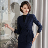 Women Pants Suit Uniform Designs Formal Style Office Lady Bussiness Attire Fall Fashion Business Leggings Work Clothes