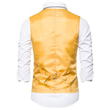 Tuxedo Vests Men Suit Vest Men's Formal Wear Wedding Business Vest
