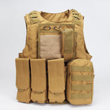 Tactics Style Men's Outdoor Vest Tactical Vest Outdoor Combat Tactical Military Fan Vest