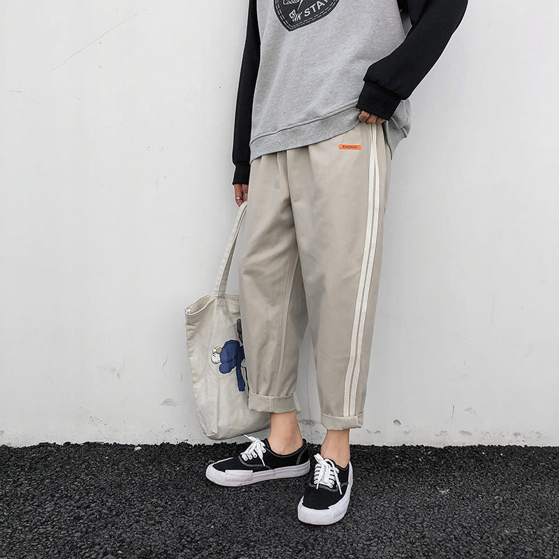 Men Pants Loose Tappered