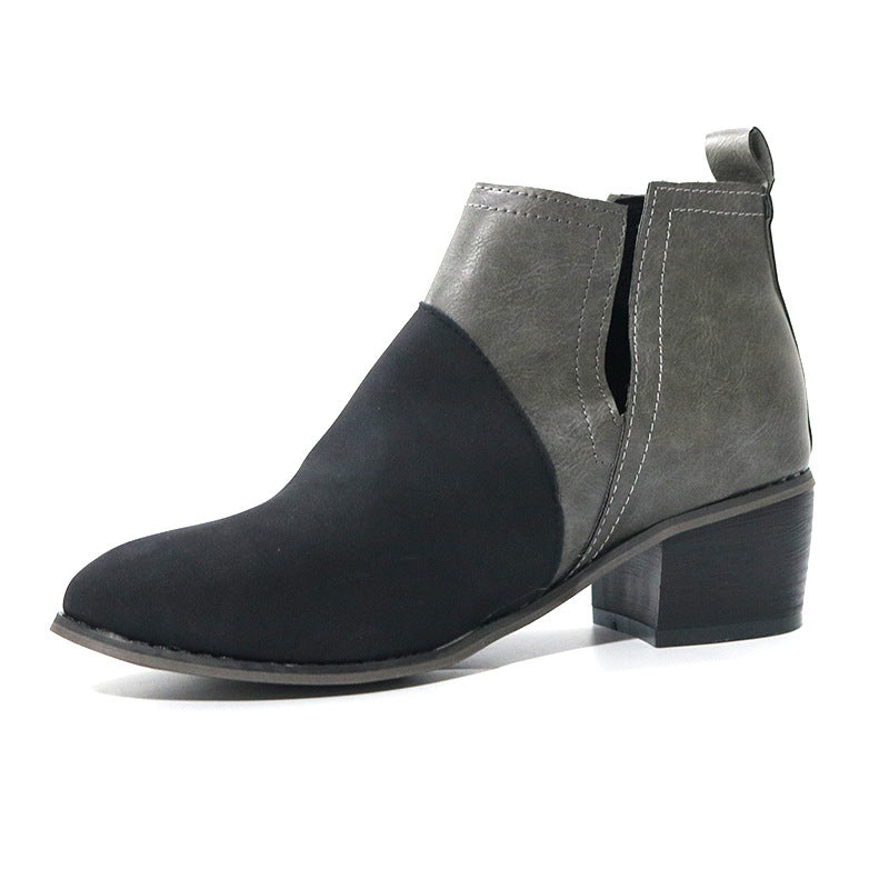 Coachella Festival Boots Chunky Heel Women's Casual Pumps