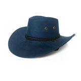 Wester Hats Suede Outdoor Sun Hat Men's Riding Hat Big Brim Cowboy Hat