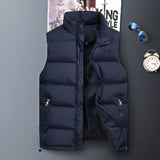 Men's Vest Casual Sleeveless Jacket Men Jacket Vest Man Autumn and Winter Leisure Comfortable