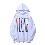 Vlone Hoodie Trendy Brand Autumn and Winter Clothing Trendy Big V Personality Fashion Hooded Coat