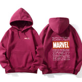 Maroon Graphic Hoodie