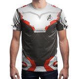 Captain America T Shirt Avengers 4 3D Digital Printing Short Sleeve T-shirt