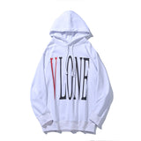 Vlone Hoodie Fashionable Winter Clothes Red Large V Loose Large Size Hoodie Coat