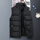 Men's Vest Casual Sleeveless Jacket Men Jacket Vest Man Autumn and Winter Leisure Comfortable