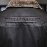 1970S East West Calfskin Motorcycle Jacket, Men's Leather Coat Men's Leather Jackets Lapel