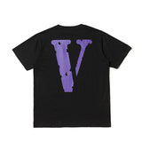 V Lone T Shirt Miami Pop Guerrilla Store Limited Purple Large V Loose Couple Short Sleeve T-shirt