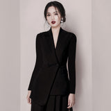 Women Skirt & Blazer Suit Uniform Designs Formal Style Office Lady Bussiness Attire Suit Skirt Banquet Dress Two-Piece Suit