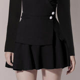 Women Skirt & Blzer Suit Uniform Designs Formal Style Office Lady Bussiness Attire Suit Top and Skirt