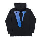 Vlone Hoodie Loose Large Size Hooded Sweater Terry Cotton Men and Women Couple