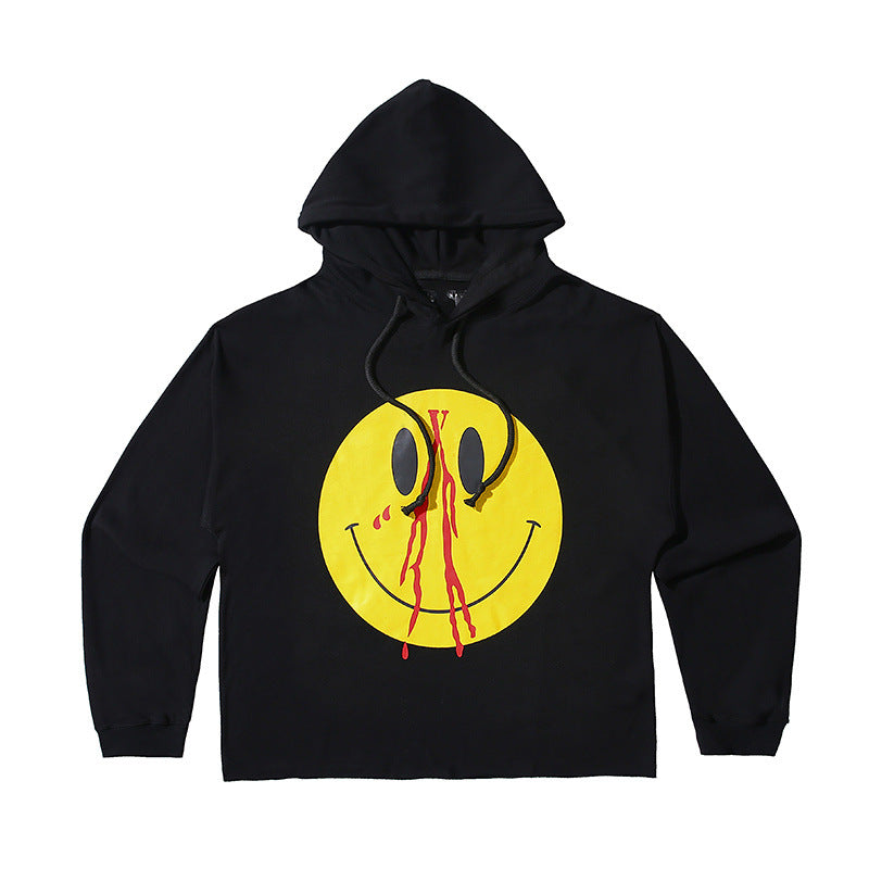 Vlone Hoodie plus Size Retro Sports Hoodie Coat