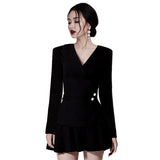 Women Skirt & Blzer Suit Uniform Designs Formal Style Office Lady Bussiness Attire Suit Top and Skirt