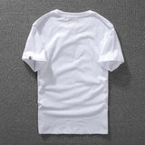 A Ape Print T Shirt Cartoon Luminous Printed Short Sleeve Casual Round Neck T-shirt