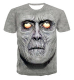 Rave Outfits Mens Statue Zombie Print