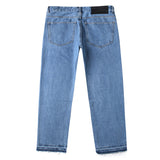 Anime Print Jeans Denim Pants Ripped Jeans Straight-Leg Denim for men Autumn Clothing Ripped Denim Trousers