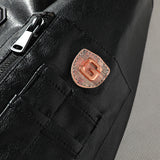Two Tone Leather Jacket Winter Lamb Fur Collar Leather Jacket Cotton Padded Warm PU Leather Jacket for Men