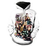 Demon Slayer Hoodie Sweatshirts Anime Casual Pullover Men's Printed Sweater Anime Leisure Fashion