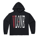 Vlone Hoodie v Fashion Brand Men's Fashion Personality Hooded Sweater