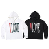 Vlone Hoodie Autumn and Winter Personality Popular Pullover Hoodie Coat