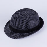 Fedora Hat Autumn and Winter Men's and Women's British Vintage Hat Fashion Gentleman Hat Jazz Hat Top Hat