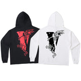 Vlone Hoodie v Fashion Brand Men's Fashion Personality Hooded Sweater