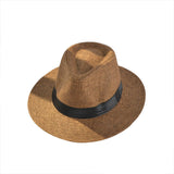 Italian Fedora Hats Summer Hat Men's Women's Straw Hat Casual Fedora Hat