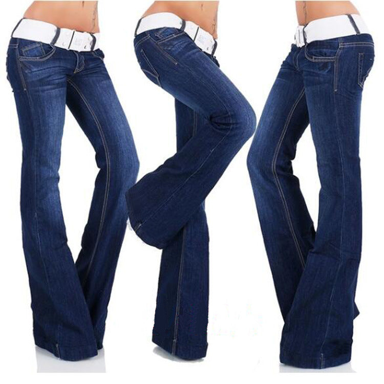 Low Rise Jeans Women's Jeans Slim and Sexy Slim Fit Trousers