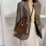 Portable Shoulder Bag Korean Style Fashionable Crossbody Small Square Bag