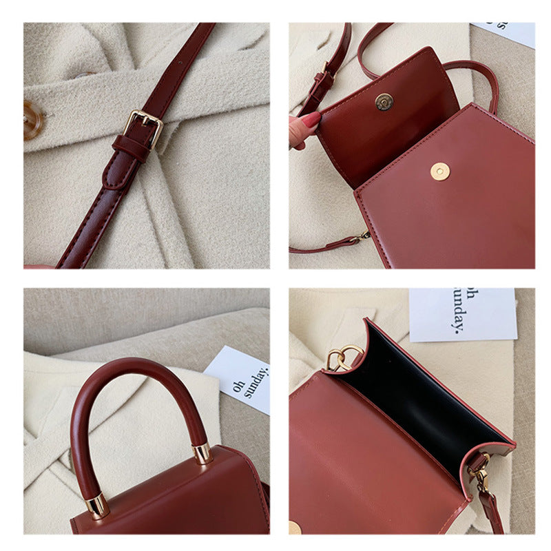 Portable Shoulder Bag Korean Style Fashionable Crossbody Small Square Bag