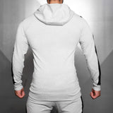 Gyms Fitness Men Sports Hoodie Bodybuilding Workout Jogging Men's Athletic Sweatshirts Sports Casual Men's Fashion Slim Outdoor Running Fitness Hooded Jacket