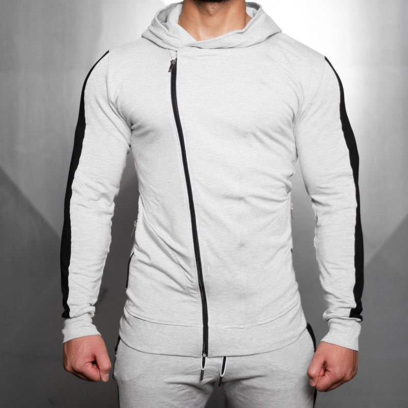 Gyms Fitness Men Sports Hoodie Bodybuilding Workout Jogging Men's Athletic Sweatshirts Sports Casual Men's Fashion Slim Outdoor Running Fitness Hooded Jacket