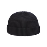 Toque Beanie Hat Men's Autumn and Winter Thermal Knitting Woolen Cap