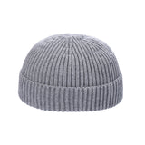 Toque Beanie Hat Men's Autumn and Winter Thermal Knitting Woolen Cap