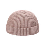 Toque Beanie Hat Men's Autumn and Winter Thermal Knitting Woolen Cap