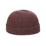 Toque Beanie Hat Men's Autumn and Winter Thermal Knitting Woolen Cap