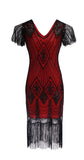 Flapper Dress Sequined Dress Costume Retro Sequins Dress