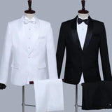 Men Tuxedo The Gooomsman Suit Men's Suits Host Evening Dress Stage Performance Suit