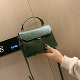 Retro Easy Matching Small Square Handbag Shoulder Messenger Bag