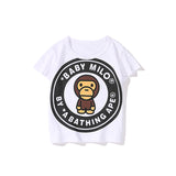 A Ape Print for Kids T Shirt Summer Children's Short-Sleeved Cotton T-shirt T-shirt