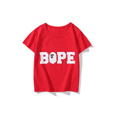 A Ape Print for Kids T Shirt Spring and Summer Letter Printing Simple Casual