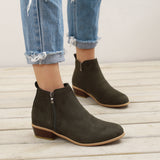 Coachella Festival Boots Chunky Heel Women's Casual Pumps