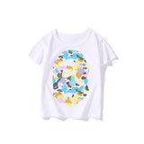 A Ape Print for Kids T Shirt Spring/Summer Camouflage Short Sleeve T-shirt Cotton Short Sleeve