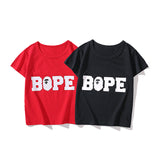 A Ape Print for Kids T Shirt Spring and Summer Letter Print Casual Short Sleeve T-shirt